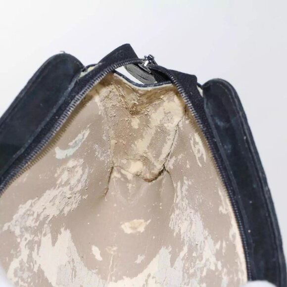 CHANEL Pouch Lamb Skin Black CC Authentic - Picture 6 of 15